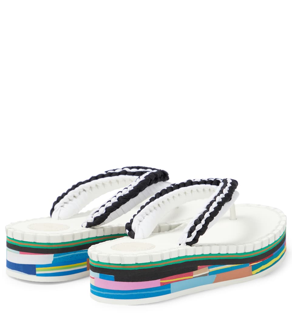 Sale online | Lou crochet thong sandals Chloé Outlet color variants at ...